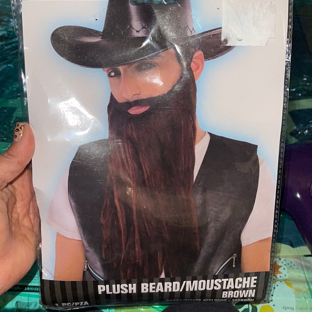 Plush beard mustache